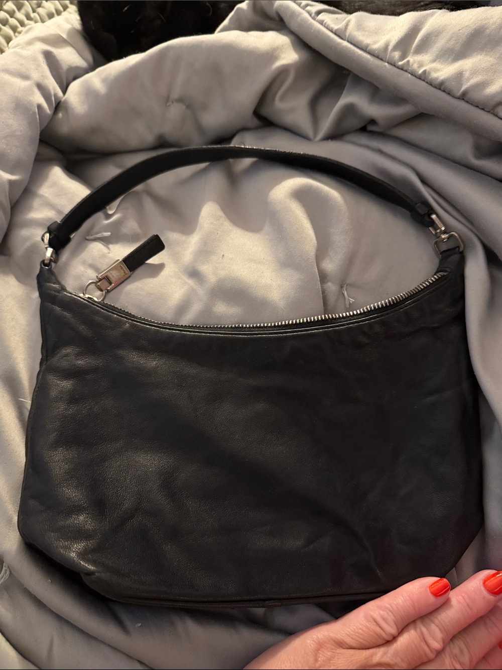 Prada Black Nappa Leather Sirio Shoulder Hobo! 🌟 Offers always welcome! - Picture 10 of 16
